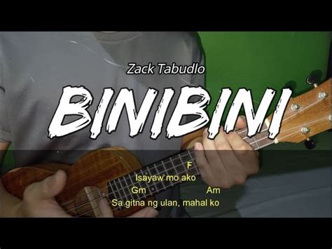 binibini shortcut|BINIBINI CHORDS (ver 2) by Zack Tabudlo .